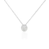 Collier Fidjy Argent Blanc Oxyde De Zirconium