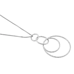 Collier Flaura Argent Blanc