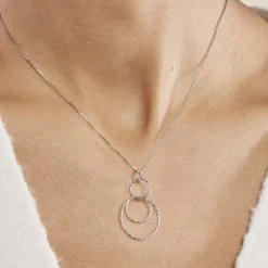 Collier Flaura Argent Blanc