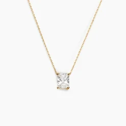 Collier Gatsby Or Jaune Oxyde De Zirconium