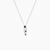 Collier Gaya Argent Blanc Oxyde De Zirconium