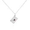 Collier Geoffrey Argent Oxydes De Zirconium