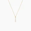 Collier Georas Or Jaune Oxyde De Zirconium