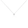 Collier Germinie Argent Blanc Oxyde De Zirconium