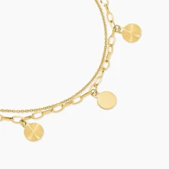 Collier Gili Acier Jaune