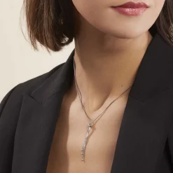 Collier Giorgia Argent Blanc