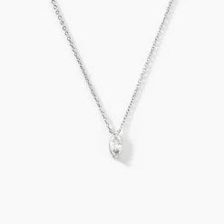 Collier Giulette Argent Blanc Oxyde De Zirconium