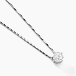 Collier Giulya Argent Blanc Oxyde De Zirconium