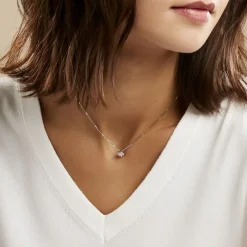 Collier Giulya Argent Blanc Oxyde De Zirconium