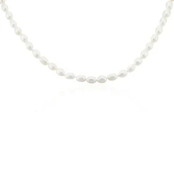 Collier Giustina Or Jaune Perle De Culture