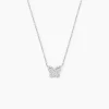 Collier Gladys Argent Blanc Oxyde De Zirconium