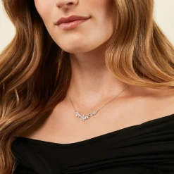 Collier Glow Up Argent Blanc Oxyde De Zirconium