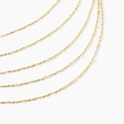 Collier Golden Liana Acier Jaune