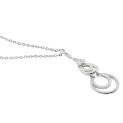 Collier Greta Argent Blanc