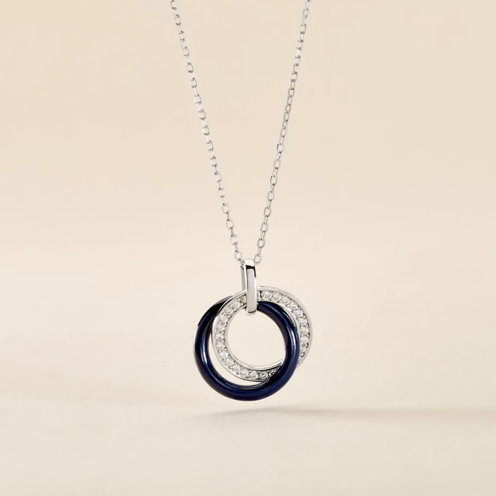 Collier Grizzel Argent Céramique Oxyde