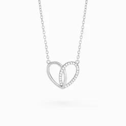 Collier Guilia Argent Blanc Oxyde De Zirconium