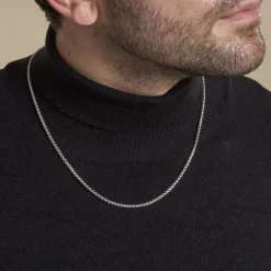 Collier Gustin Argent Blanc