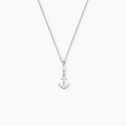 Collier Gwenaelle Argent Blanc Perle D'imitation