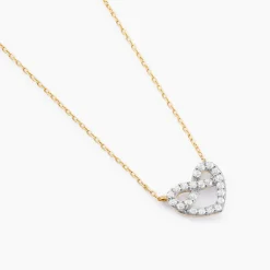 Collier Gwenneth Or Jaune Oxyde De Zirconium