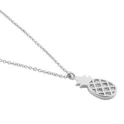 Collier Harold Argent Blanc Oxyde De Zirconium