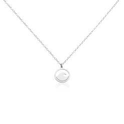 Collier Hawai Argent Blanc