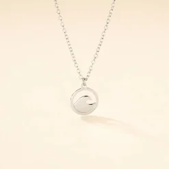 Collier Hawai Argent Blanc