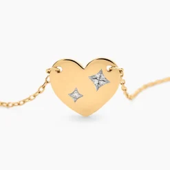 Collier Headley Or Jaune Diamant