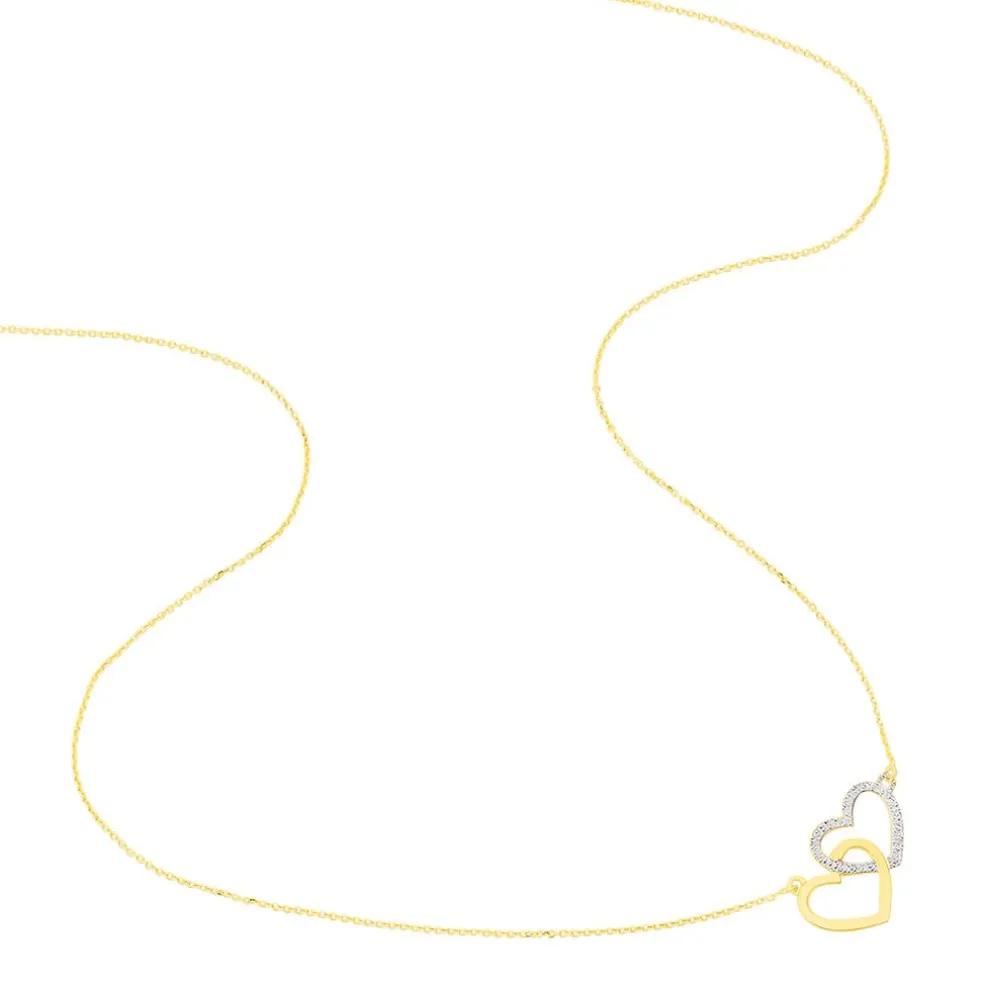 Collier Hedley Or Bicolore