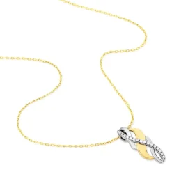 Collier Helene Or Bicolore Diamant