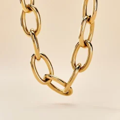 Collier Hennie Acier Doré