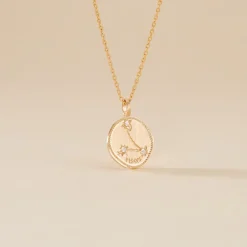 Collier Iago Plaqué Or Oxydes De Zirconium