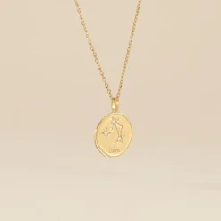 Collier Iago Plaqué Or Oxydes De Zirconium