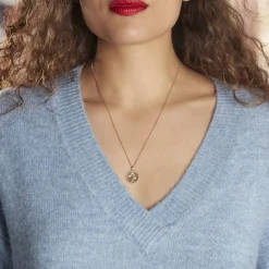 Collier Iago Plaqué Or Oxydes De Zirconium