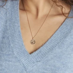 Collier Iago Plaqué Or Oxydes De Zirconium