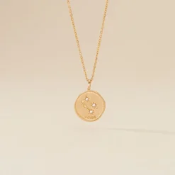 Collier Iago Plaqué Or Oxydes De Zirconium