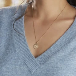 Collier Iago Plaqué Or Oxydes De Zirconium