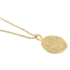 Collier Iago Plaqué Or Oxydes De Zirconium