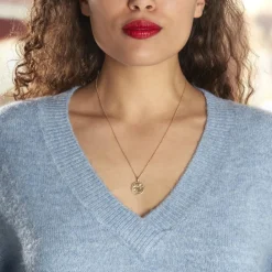 Collier Iago Plaqué Or Oxydes De Zirconium