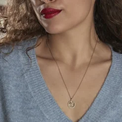 Collier Iago Plaqué Or Oxydes De Zirconium