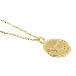 Collier Iago Plaqué Or Oxydes De Zirconium