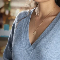 Collier Iago Plaqué Or Oxydes De Zirconium