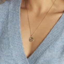 Collier Iago Plaqué Or Oxydes De Zirconium