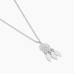 Collier Ida Argent Blanc