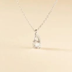 Collier Idylla Argent Blanc Oxyde De Zirconium