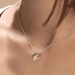 Collier Iella Argent Bicolore