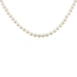 Collier Ikbal Or Jaune Perle De Culture