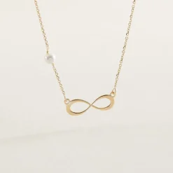 Collier Illenia Or Jaune Perle De Culture