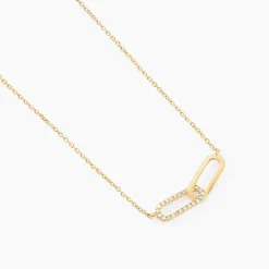 Collier Infinite Love Or Jaune Diamant