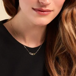 Collier Infinite Love Or Jaune Diamant