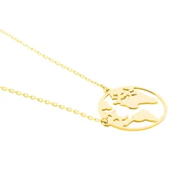 Collier Ingrida Or Jaune